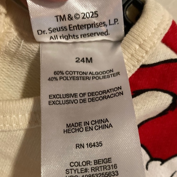 Dr. Seuss Grinch Festive One Piece - Picture 6 of 6